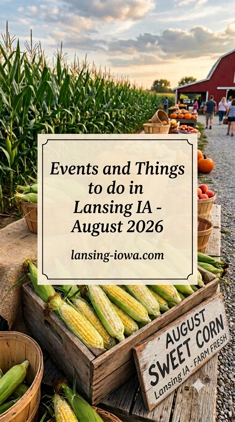 Read more about the article Events and Things to do in August 2026 in Lansing Iowa