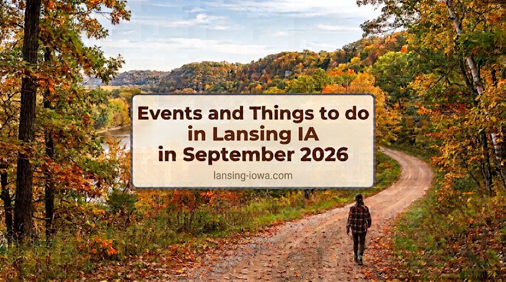 Read more about the article Events and Things to do in September 2026 in Lansing Iowa
