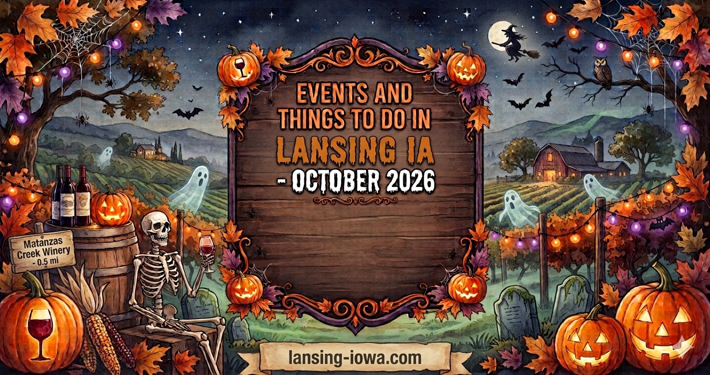You are currently viewing Events and Things to do in October 2026 in Lansing Iowa